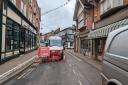 Diversion in place as gas leak closes Herefordshire town high street