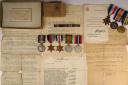 Leominster military antique dealers War & Son are offering items belonging to Herefordshire Regiment Hero, Sgt Gomer Bevan