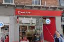 A heavy goods vehicle reportedly hit the Vodafone shop in Ross-on-Wye