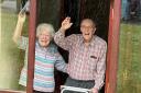 Barry Holmer (with wife Irene) has celebrated his 103rd birthday. Picture: Di Morgan