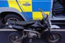 Motorcycle crushed after 'causing alarm' in Herefordshire town