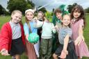 Children from Mordiford Primary School performed a poetic play called 'Maud and the Dragon' to celebrate the school's 150th anniversary
