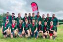The Hay on Wye Tug of War Club members who won the Junior Welsh National Championships