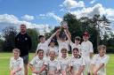 The victorious Burghill, Tillington and Weobley under-11s who won the Herefordshire Cricket League cup
