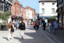 Widemarsh street has reopened with lower kerbs