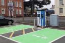 EV chargers at St Martin’s car park in Hereford