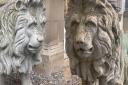 The lions have stood at the door of the Grange court for almost a century