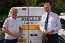 MP Jesse Norman visited the depot alongside Lee Sheppard, Director of Corporate Affairs, Policy, and Sustainability for Wiltshire Farm Foods