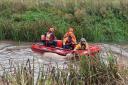 Fire crews and boat called out to Hereford river rescue