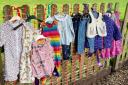 A range of children's clothes are being sold at this business