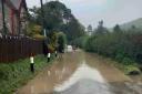 Flooding at Elton Farm, near Wigmore
