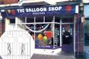 The current exterior of the Balloon Shop, Hereford, and a plan of the gates' design