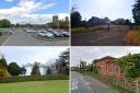 some of the council-owned sites likely to go up for sale - Broad St car park, Leominster; the Hereford Road depot, Bromyard; Churchill House, Hereford; and the former Holme Lacy primary school