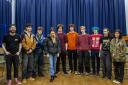 Ellie Goulding met students at Hereford Sixth Form College