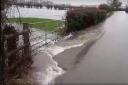 Flooding on Marden to Moreton-on-Lugg road