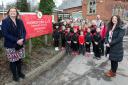 The staff and children at Mordiford C E Primary School are celebrating