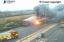 Latest updates: long delays after lorry fire on motorway