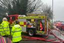 Six fire engines were called to the scene