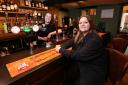 Jess Filbrandt (left) and Danielle Baker have taken over the Trumpet Inn pub