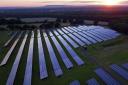 A solar farm (Steve Parsons/PA)