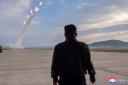 North Korean leader Kim Jong Un supervised firing drills at an undisclosed location (Korean Central News Agency/Korea News Service via AP)