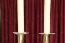 The candlesticks stolen from St Mary's church, Pembridge