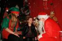 Elf Sam Maddox, Tallulah Lane and Father Christmas