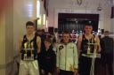 Hereford Boxing Academy fighters (l-r) Jake Price, Zak Price,Tom Beech and Edward Kretchman