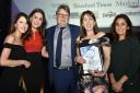 Employer of the Year winner: BBR Optometry. From left: Hannah Biddle, Alison Edwards, Nick Rumsey and  Suzanne Wadsworth with Dhillon Arpinder from Harrison Clark Rickersbys Solicitors presenting .Picture by David Griffiths 05102017