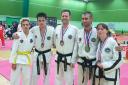 Hall Family TKD students who took part in the World United Martial Arts World Championships