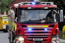 Firefighters tackled a house fire in Widemarsh Street, Hereford