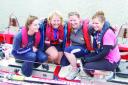 4 The Ocean Angels (left to right): Amy Green, Sarah Duff, Fiona Waller and Jo Jackson are busy training for the first Indian Ocean Rowing Race next A