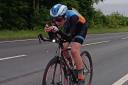 Louis Ansfield who won the Hereford & District Wheelers’ Cycling Club’s Hill Climb trophy