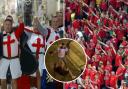 Footage shows England and Wales fans 'clash' in ugly scenes amid World Cup rivalry