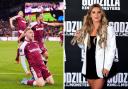 Dani Dyer, right, has shared cute pictures with Herefordshire-born West Ham United footballer Jarrod Bowen, left