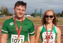 In the medals: Dylan Menhennet and Charlotte Colbert