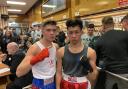 Midland Counties Champion youth boxer David Smith (left) won his fight