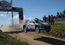 Josh McErlean and Keaton Williams Hyundai i20 R5  who placed in the top five in the Rally de Portugal