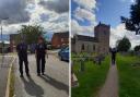 Police have been on patrol in Kingstone as they look to crack down on antisocial behaviour                    Picture: West Mercia Police