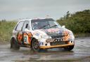 Tim Taylor and Dan Evans on their way to second place in the Brawdy Stages. Picture: Paul Mitchell
