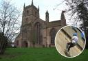 A Herefordshire church is offering the chance to abseil down its 106 feet high tower