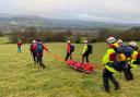 A young man has been rescued from The Skirrid, between Hereford and Abergavenny. Picture: Longtown Mountain Rescue Team