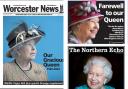 Newsquest pays tribute to Queen Elizabeth II in its front covers following her passing