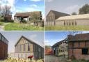 Views of the current barn and cottage at Mosewick Farm, and the plans to bring them back into use