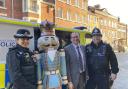 A giant seven-foot Nutcracker statue has been returned to Hereford Business Improvement District (Hereford BID) chief executive Mike Truelove by West Mercia Police after being stolen