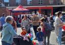 Crowds at Hereford Fire Station's Open Day