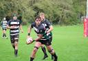 Ben Lewis in action for Ledbury during their 59-14 away victory at Earlsdon