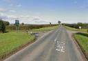 The crash happened on the A4137 by the Glewstone turn off
