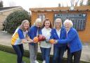 Some of the women players at St Martin’s Bowls Club