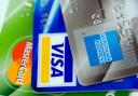 Stock image of credit cards